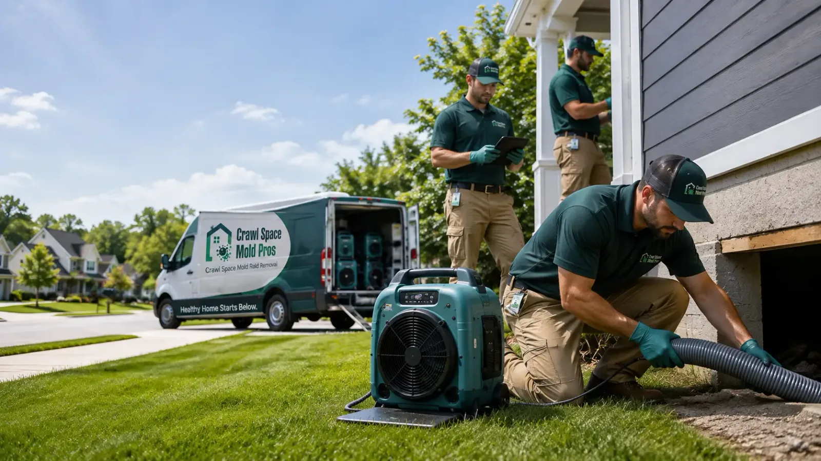 Crawl Space Mold Removal in Macclenny, FL